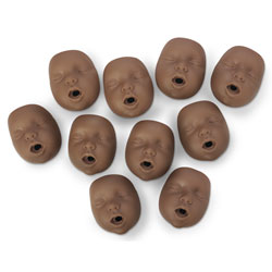 Kim Channel Mouth/Nose Pieces, Black (10Pk.)