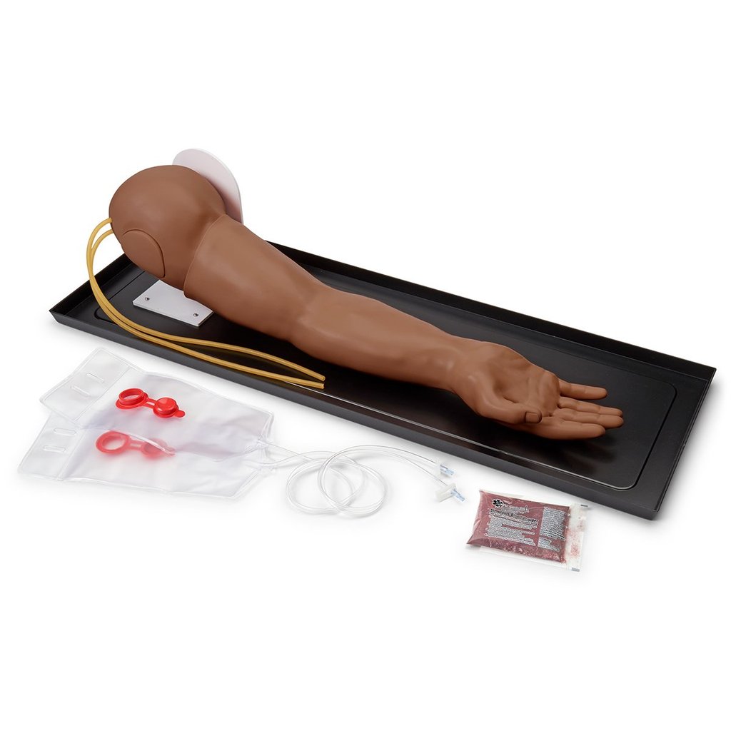 Simulaids Deluxe IV Training Arm - Dark Skin