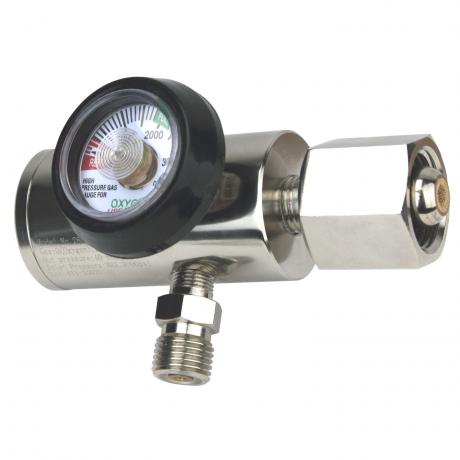 House Tank Oxygen Regulator - 2 50PSI Diss Take Offs