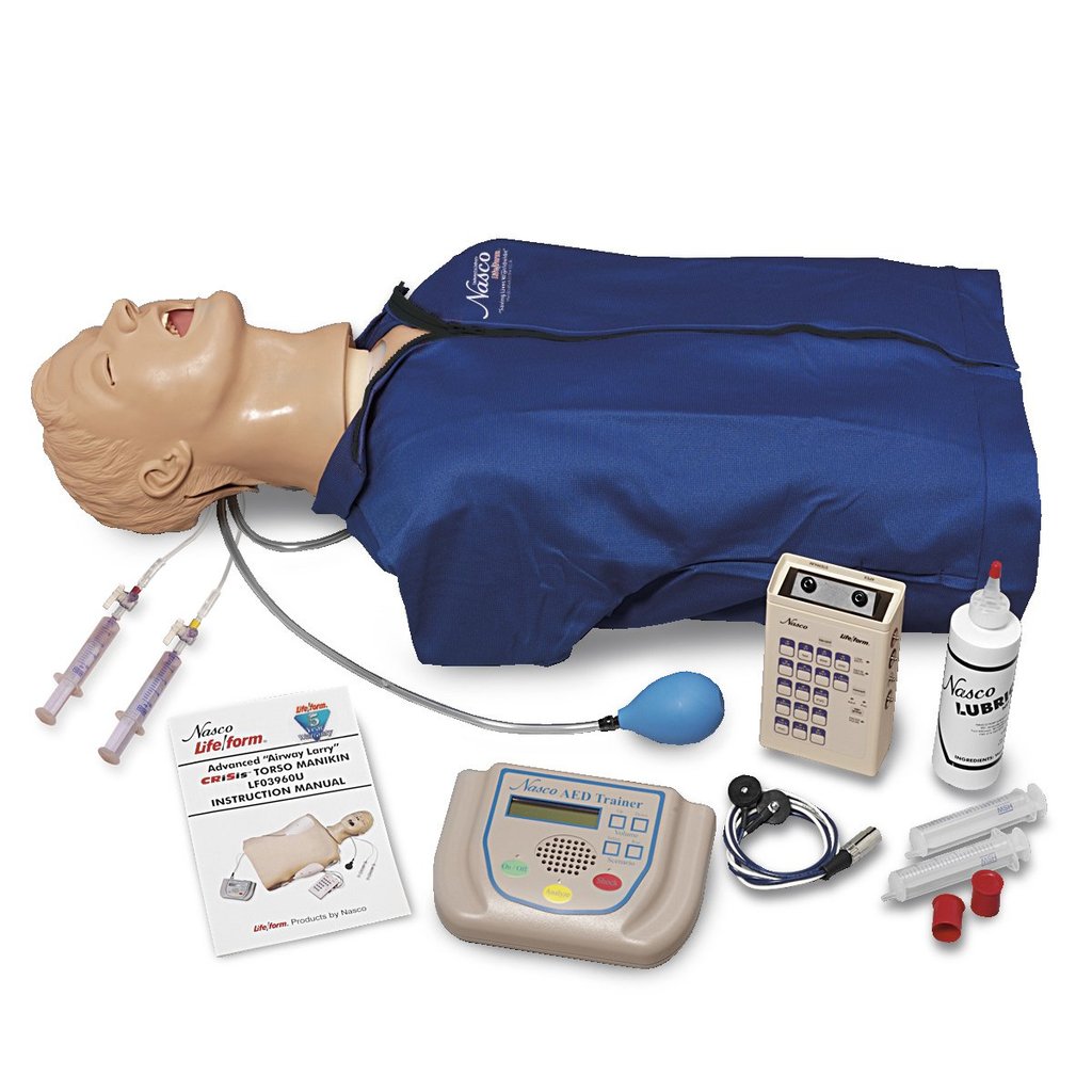 Airwy Torso W/Ecg&Aed Trnr